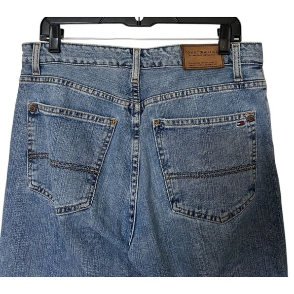 Tommy Hilfiger Mens PLI-PLI Van Relaxed Straight Jean Light Wash Y2K  VTG 32x30 - Picture 6 of 11